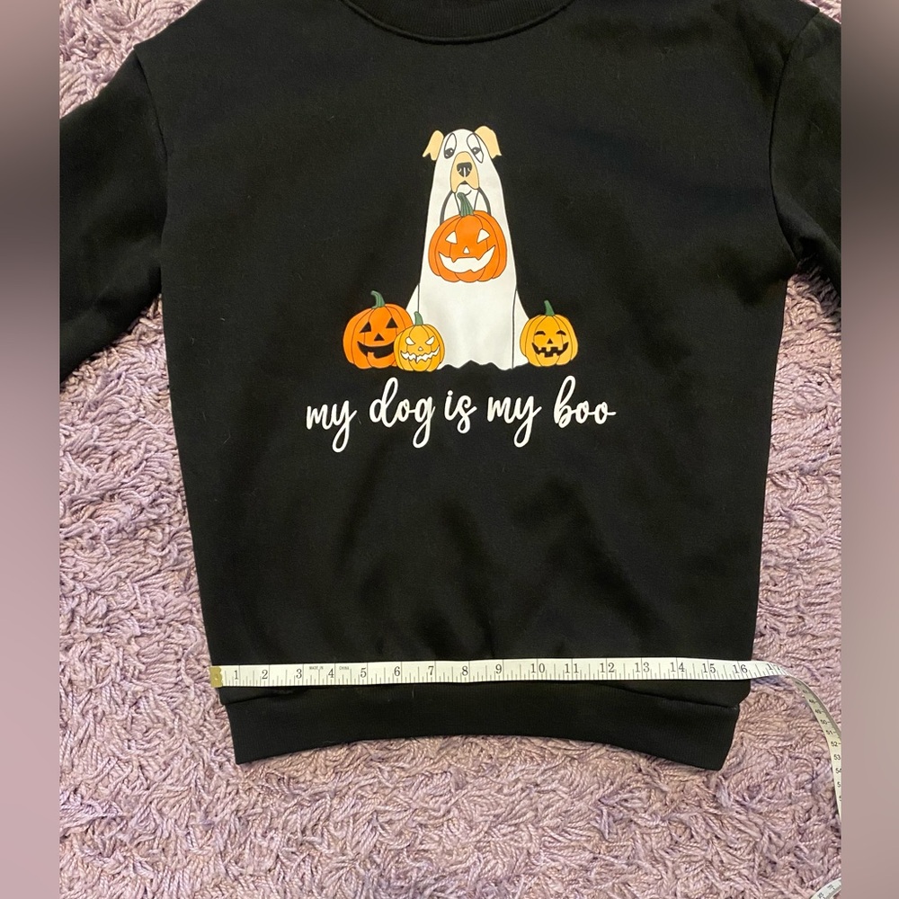 NWOT. My dog is my boo sweatshirt - Picture 2 of 5